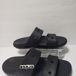 CROCS Classic 2-Strap Slide Slip-On Unisex Sandals Women 6/Men 4